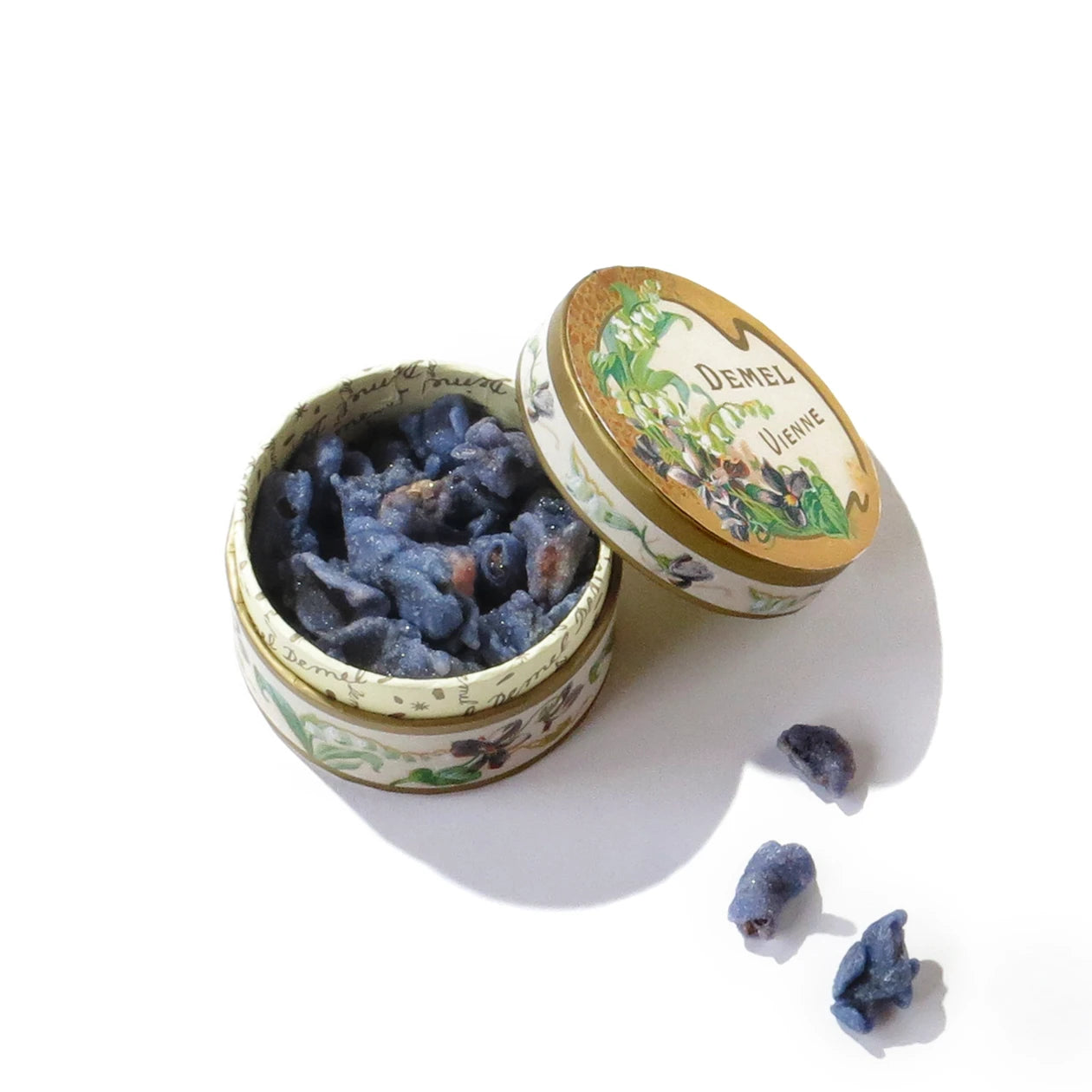 Candied Violets in Violet Box