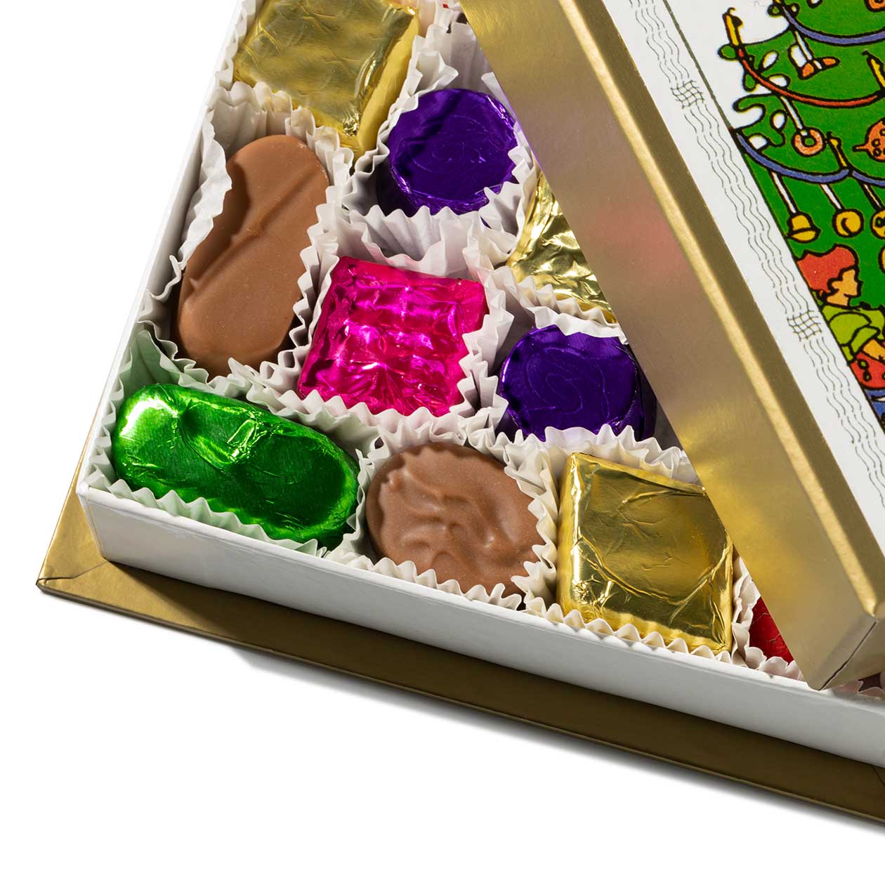 Christbaum Bonbonniere Gold