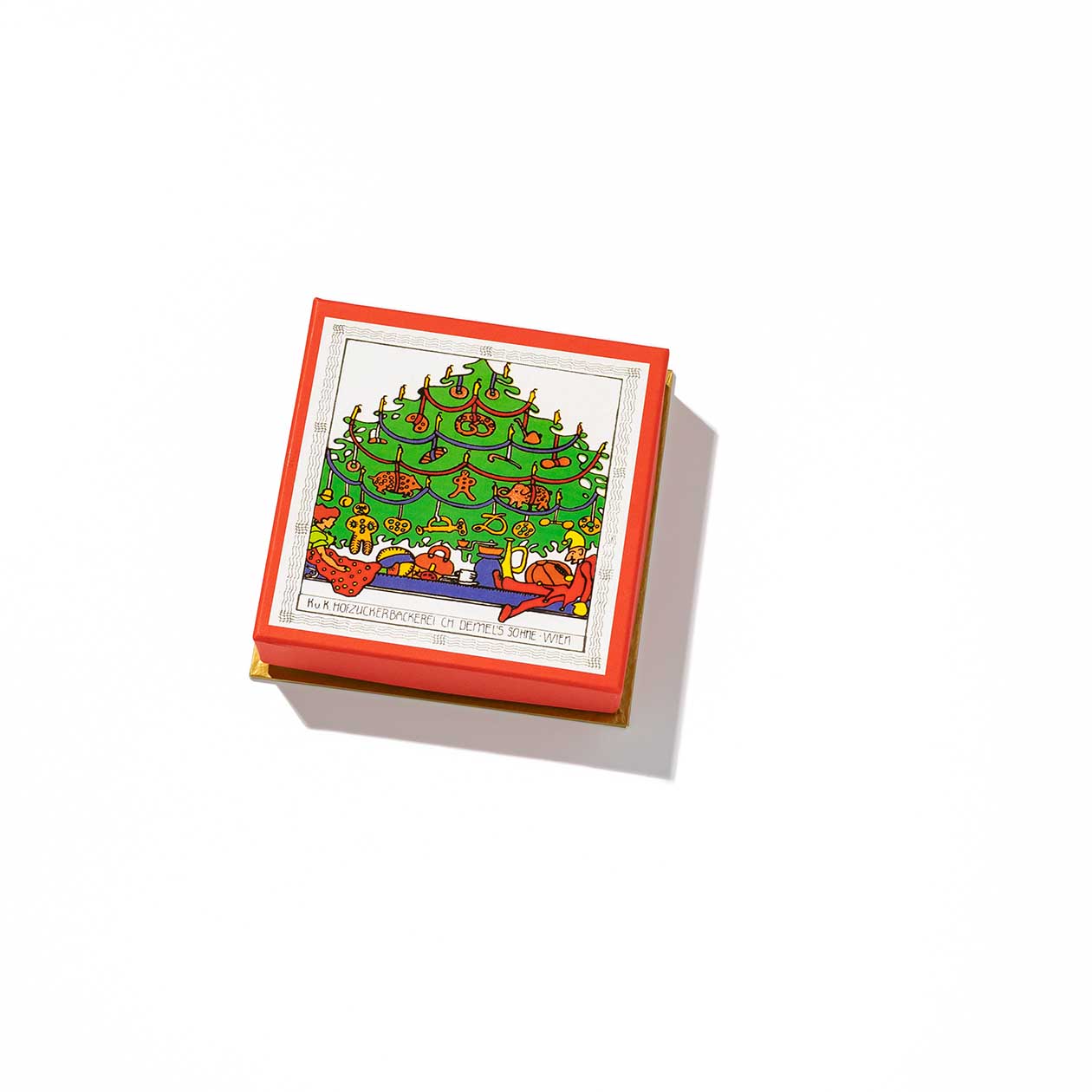 Christbaum Bonbonniere Rot