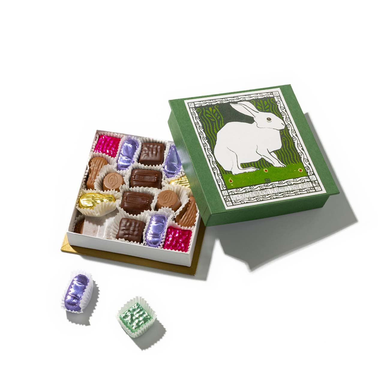 Hasenbonbonniere Grün