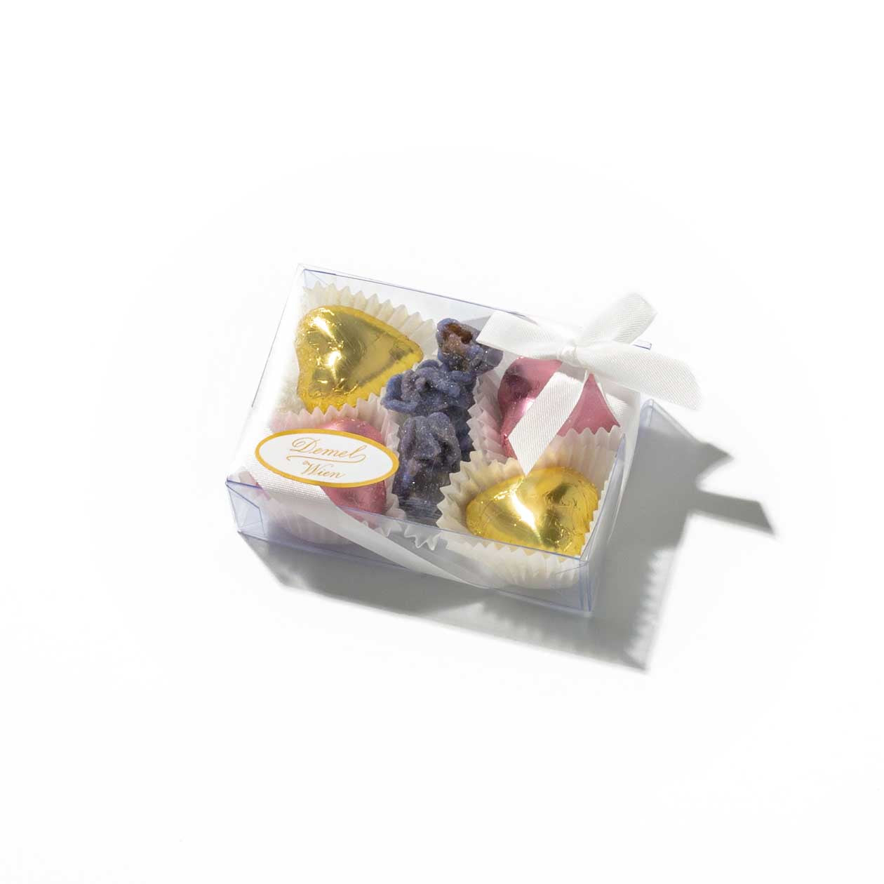 Raspberry and Caramel Hearts