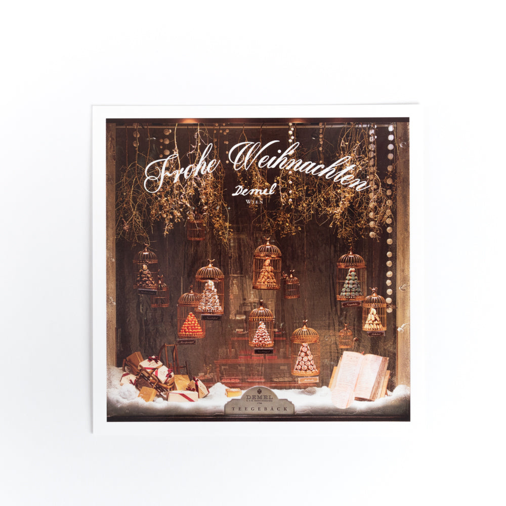Postcard store window series: „Merry Christmas“
