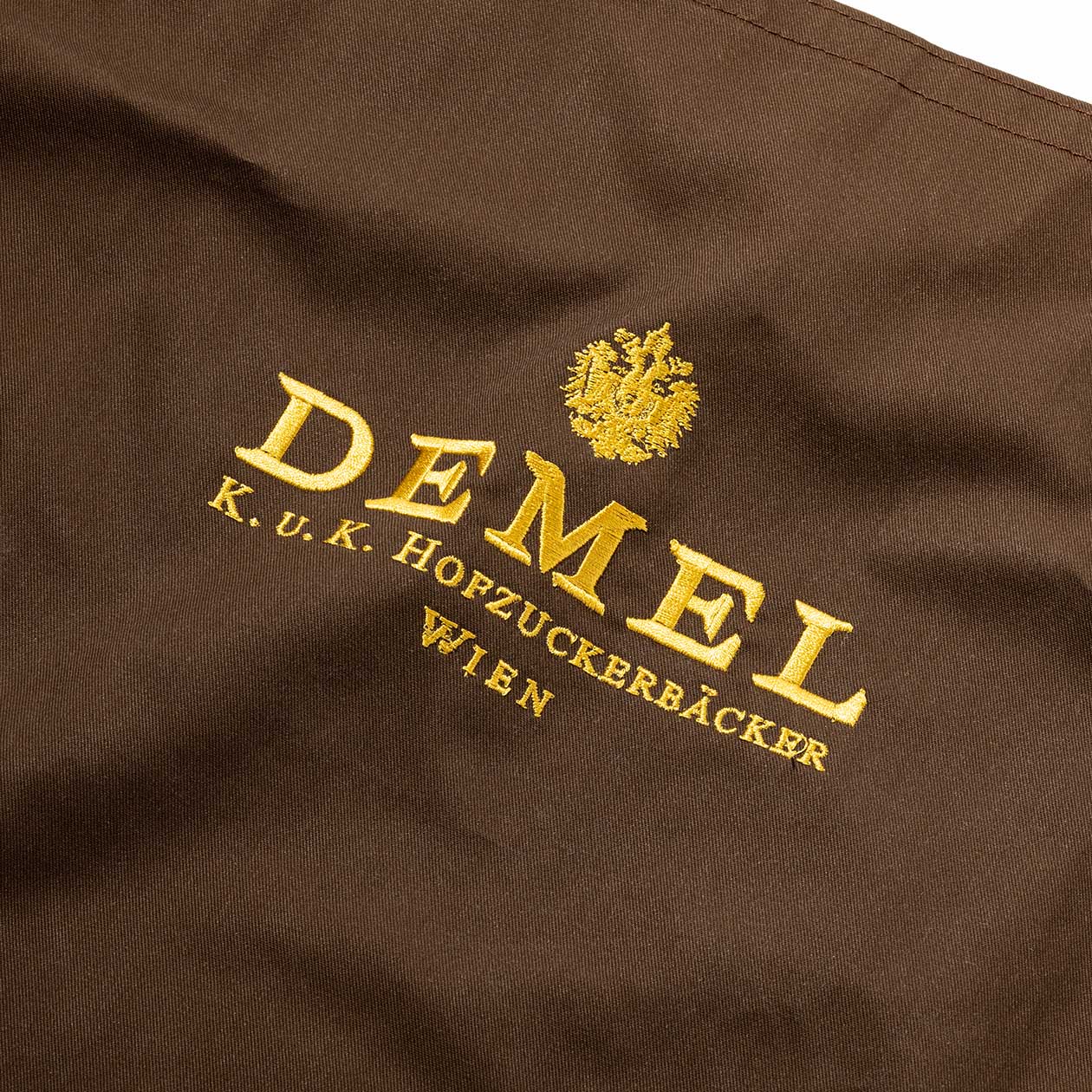Demel Backschürze Mocca