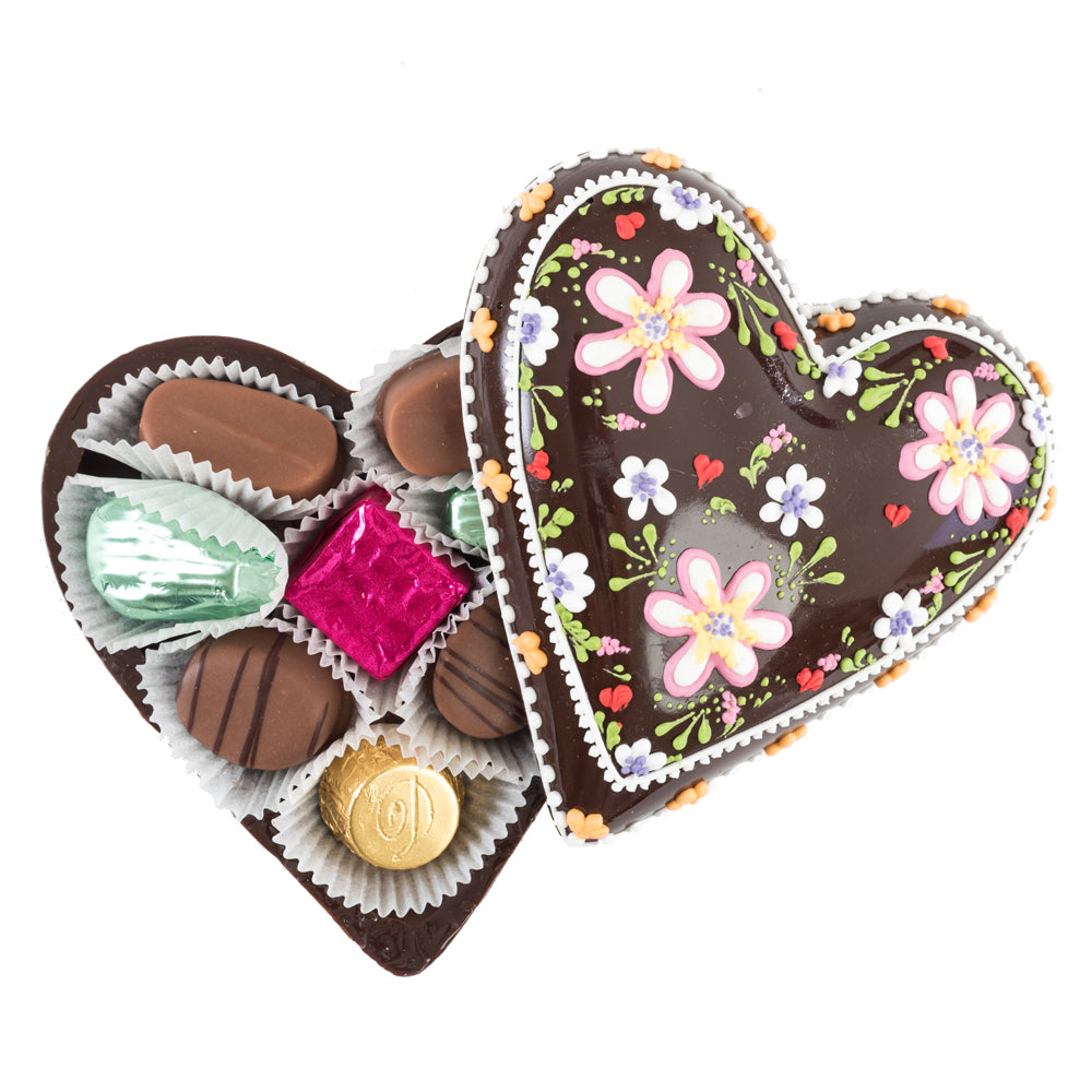 Large Dark Chocolate Heart (filled)