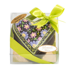 Decorated Demel Heart - Dark Chocolate